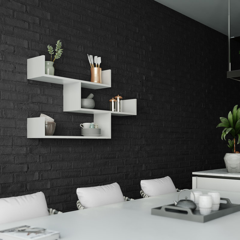 Hashtag Home SummerLouise 3 Piece Floating Shelf & Reviews Wayfair.co.uk